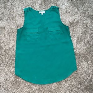 Turquoise tank top
